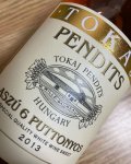 ペンディッツ　トカイアスー 6プットニョシュ 2013  (500ml)（白・甘口）在庫残り１本