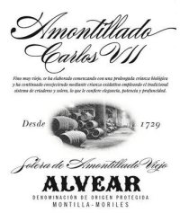 アルヴェアール　 カルロス セプティモ　アモンティリャード　375ml（白・酒精強化）