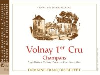フランソワ ビュフェ　ヴォルネ 1er cru レ シャンパン　2018　（赤）