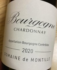 ド モンティーユ ブルゴーニュ ブラン 2020（白）