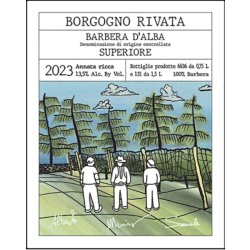 画像1: ボルゴーニョ リヴァータ バルベーラダルバ スペリオーレ 2023（赤）